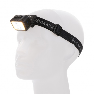 Logo trade promotional products picture of: Gear X RCS rPlastic heavy duty head torch