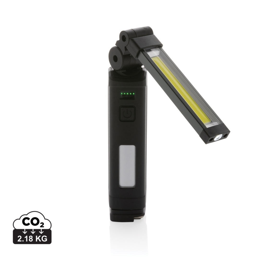 Logotrade advertising product picture of: Gear X RCS rPlastic USB rechargeable worklight