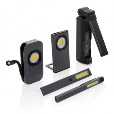 Logo trade promotional giveaways image of: Gear X RCS plastic USB rechargeable inspection light