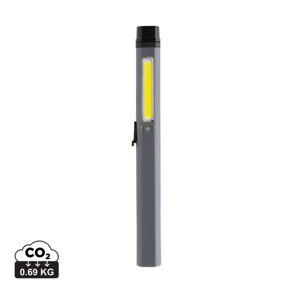 Logo trade corporate gift photo of: Gear X RCS recycled plastic USB rechargeable pen light