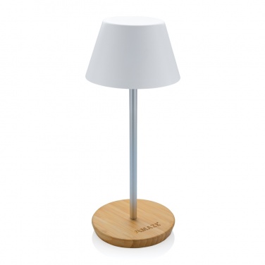 Logo trade promotional gifts image of: Pure Glow RCS usb-rechargeable recycled plastic table lamp