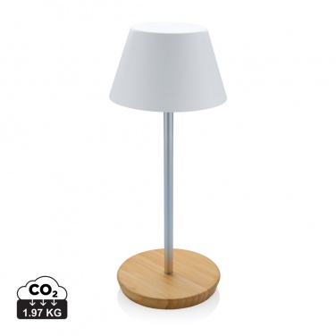 Logo trade business gift photo of: Pure Glow RCS usb-rechargeable recycled plastic table lamp