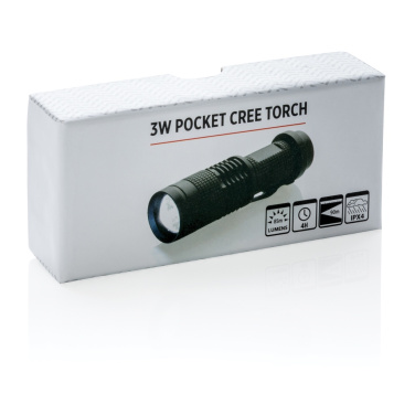 Logo trade corporate gifts picture of: 3W pocket CREE torch