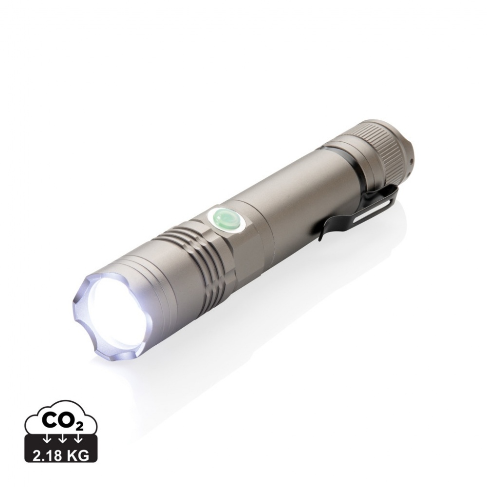 Logotrade promotional merchandise photo of: Rechargeable 3W flashlight