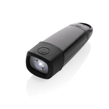 Logotrade business gift image of: Lightwave RCS rplastic USB-rechargeable torch with crank