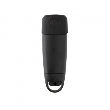 Logo trade promotional merchandise image of: Lightwave RCS rplastic USB-rechargeable torch with crank