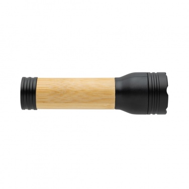 Logo trade promotional merchandise image of: Lucid 1W RCS certified recycled plastic & bamboo torch