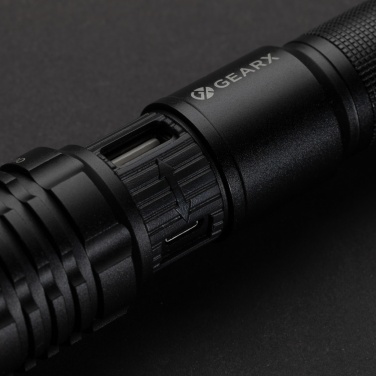 Logotrade promotional product picture of: Gear X USB re-chargeable torch