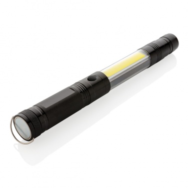 Logo trade promotional merchandise image of: Large telescopic light with COB