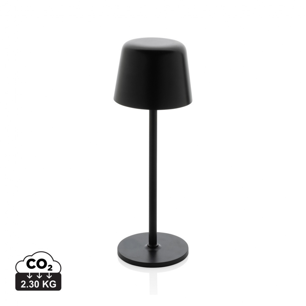 Logotrade promotional gift picture of: Zenic RCS recycled plastic USB re-chargable table lamp