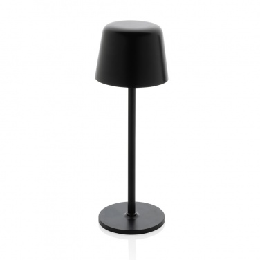 Logo trade promotional item photo of: Zenic RCS recycled plastic USB re-chargable table lamp