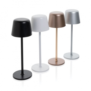 Logotrade promotional gift picture of: Zenic RCS recycled plastic USB re-chargable table lamp