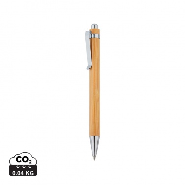 Logo trade business gift photo of: Bamboo pen