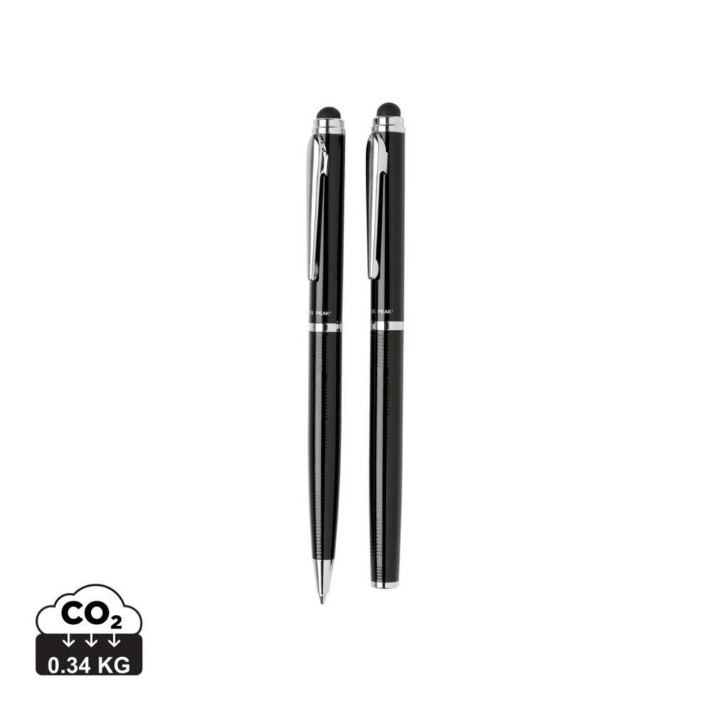 Logotrade promotional giveaway image of: Swiss Peak deluxe pen set