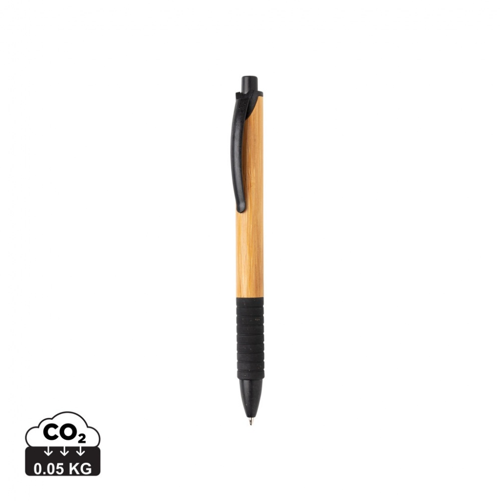 Logo trade advertising products picture of: Bamboo & wheat straw pen