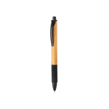 Logo trade promotional giveaways image of: Bamboo & wheat straw pen