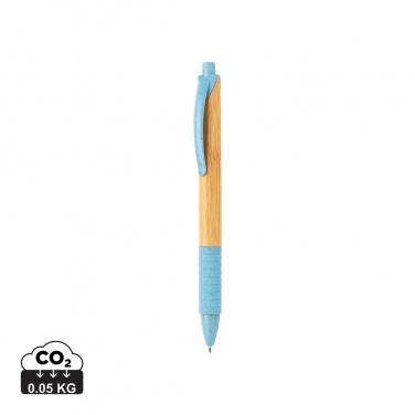 Logo trade promotional item photo of: Bamboo & wheat straw pen