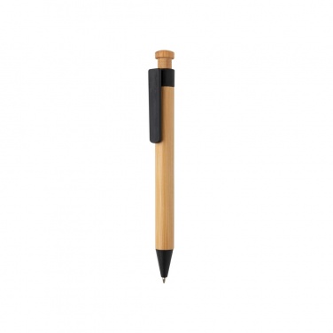 Logotrade advertising product picture of: Bamboo pen with wheatstraw clip