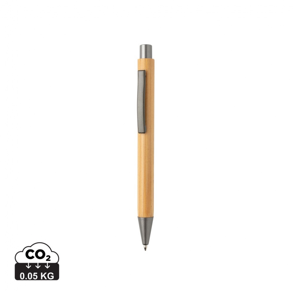 Logotrade business gift image of: Slim design bamboo pen