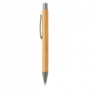 Logo trade promotional product photo of: Slim design bamboo pen