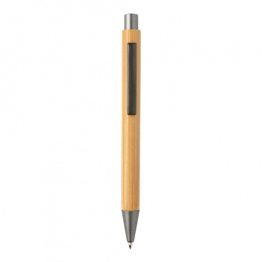 Logo trade promotional merchandise picture of: Slim design bamboo pen