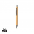 Slim design bamboo pen, brown