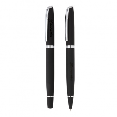 Logo trade promotional giveaways image of: Deluxe pen set