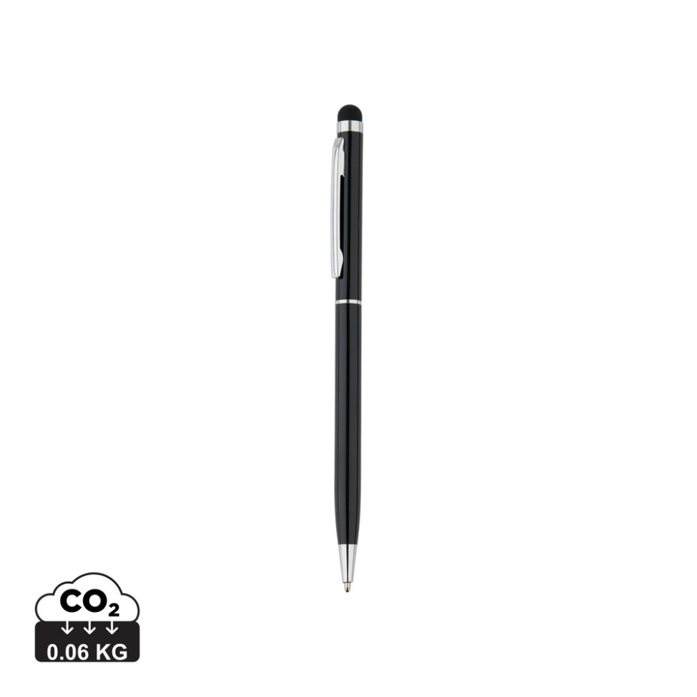 Logo trade promotional gift photo of: Thin metal stylus pen