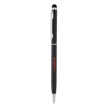 Logo trade business gift photo of: Thin metal stylus pen