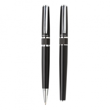 Logo trade promotional giveaways image of: Swiss Peak deluxe pen set