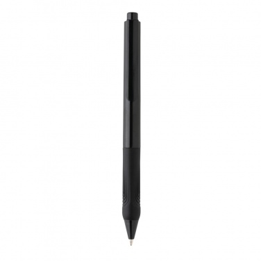 Logotrade promotional gift image of: X9 solid pen with silicone grip