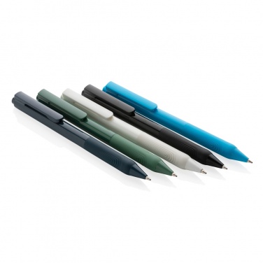 Logo trade promotional merchandise picture of: X9 solid pen with silicone grip