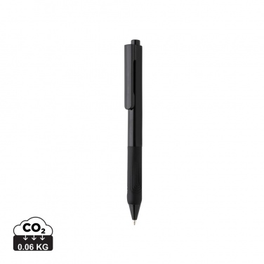 Logo trade promotional gifts picture of: X9 solid pen with silicone grip