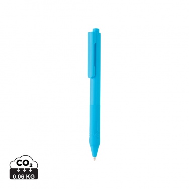 Logotrade promotional item picture of: X9 solid pen with silicone grip