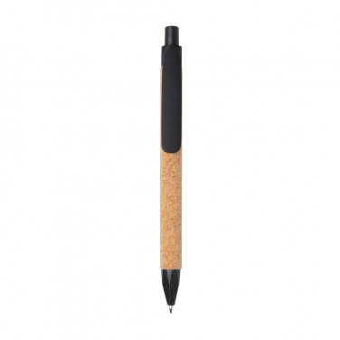 Logo trade promotional giveaway photo of: Write wheatstraw and cork pen