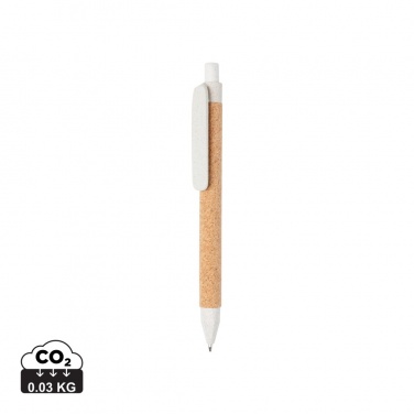 Logotrade business gift image of: Write wheatstraw and cork pen