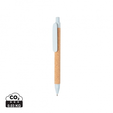 Logo trade advertising product photo of: Write wheatstraw and cork pen