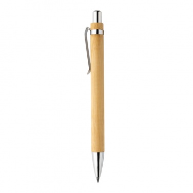 Logo trade promotional item photo of: Pynn bamboo infinity pen