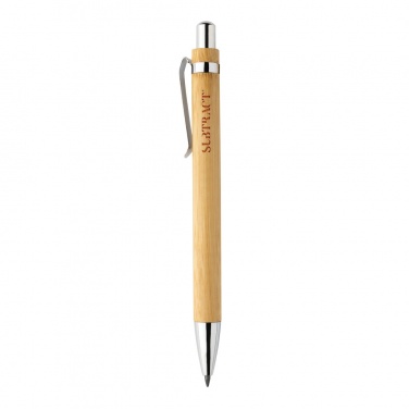 Logotrade promotional product image of: Pynn bamboo infinity pen