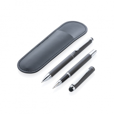 Logotrade business gift image of: Swiss Peak deluxe pen set in PU pouch