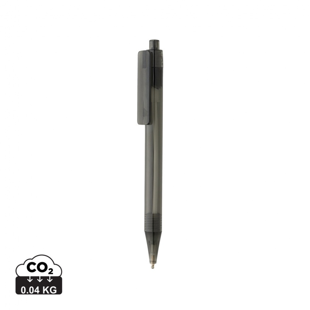 Logo trade promotional merchandise photo of: GRS RPET X8 transparent pen