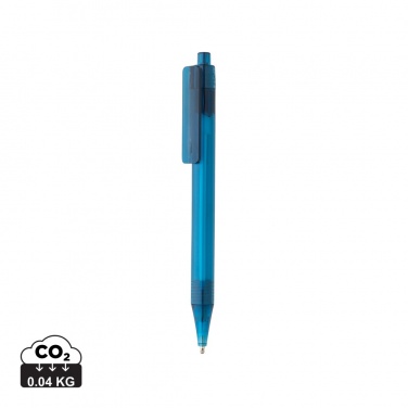 Logotrade advertising product image of: GRS RPET X8 transparent pen