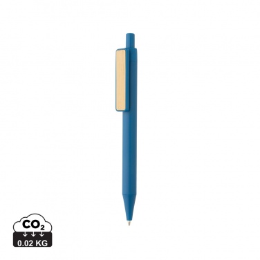 Logo trade promotional gifts picture of: GRS RABS pen with bamboo clip