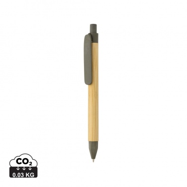 Logotrade promotional giveaways photo of: Write responsible recycled paper barrel pen