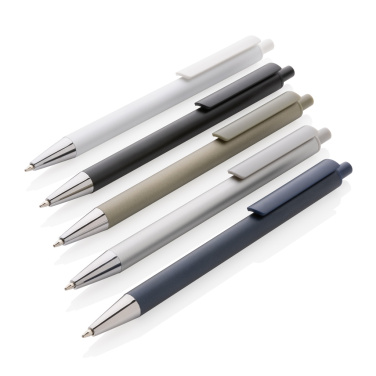 Logo trade promotional merchandise picture of: Amisk RCS certified recycled aluminum pen