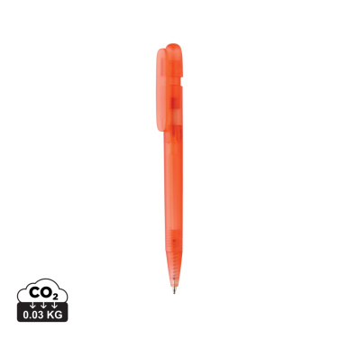 Logo trade corporate gifts picture of: Devin GRS certified RABS pen transparent