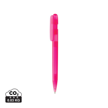 Logo trade corporate gifts picture of: Devin GRS certified RABS pen transparent