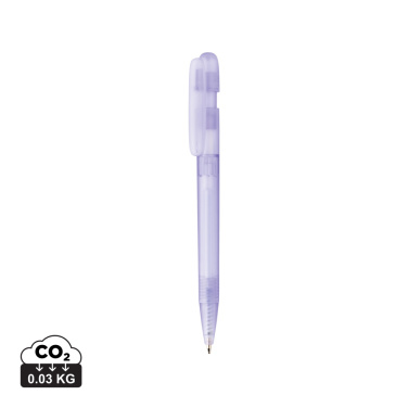 Logo trade corporate gifts picture of: Devin GRS certified RABS pen transparent