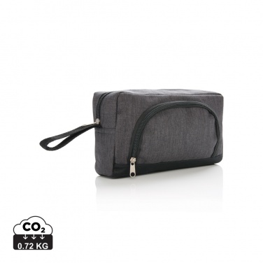 Logo trade promotional gift photo of: Classic two tone toiletry bag