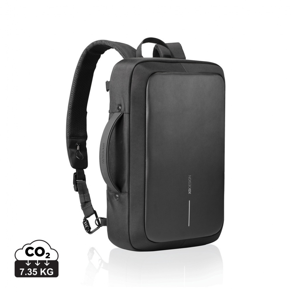 Logo trade promotional merchandise photo of: Bobby Bizz 2.0 anti-theft backpack & briefcase